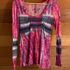 Free People long sleeve blouse